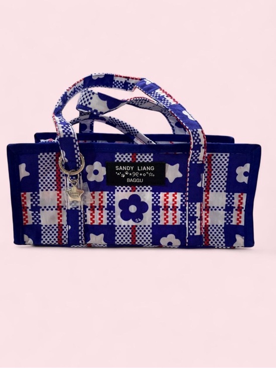 Sandy Liang Handbags - Baggu x Sandy Liang Mini Market tote in blue